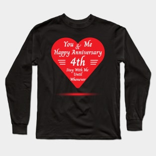 4th Anniversary Long Sleeve T-Shirt